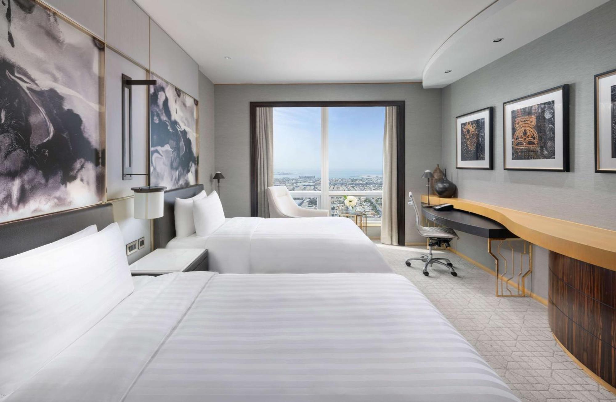 Shangri-La Дубай Екстериор снимка A guest room at the West Hollywood hotel